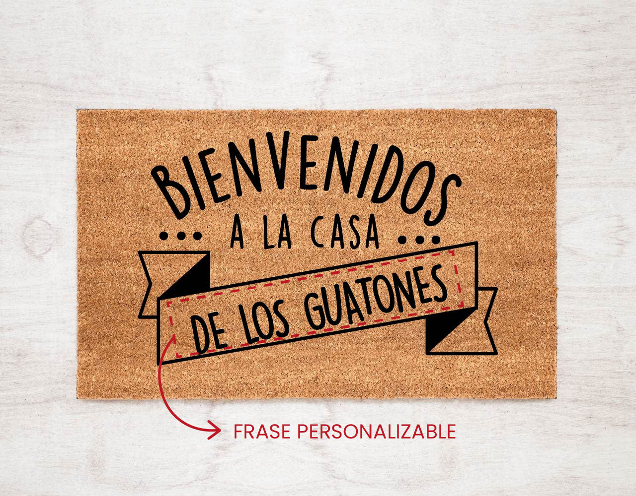 The Top Bienvenidos a la casa y tu frase personalizada