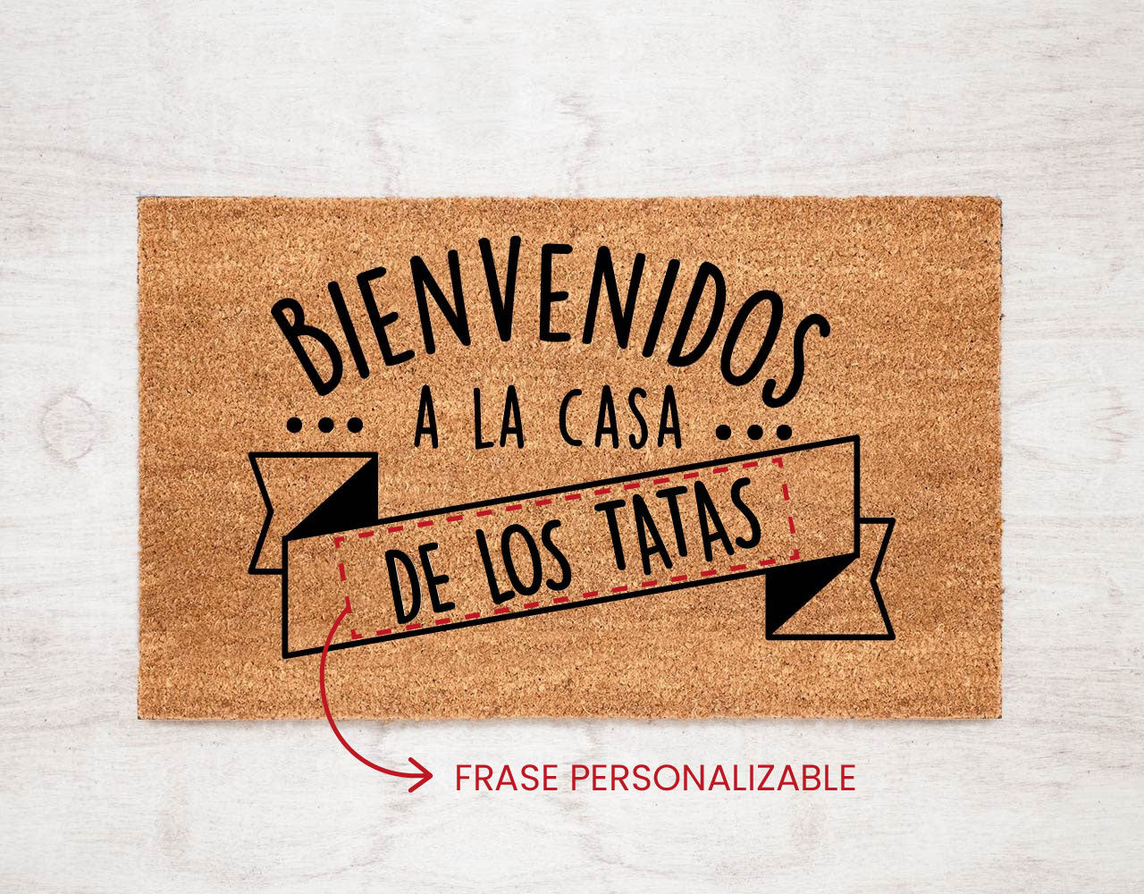The Top Bienvenidos a la casa y tu frase personalizada