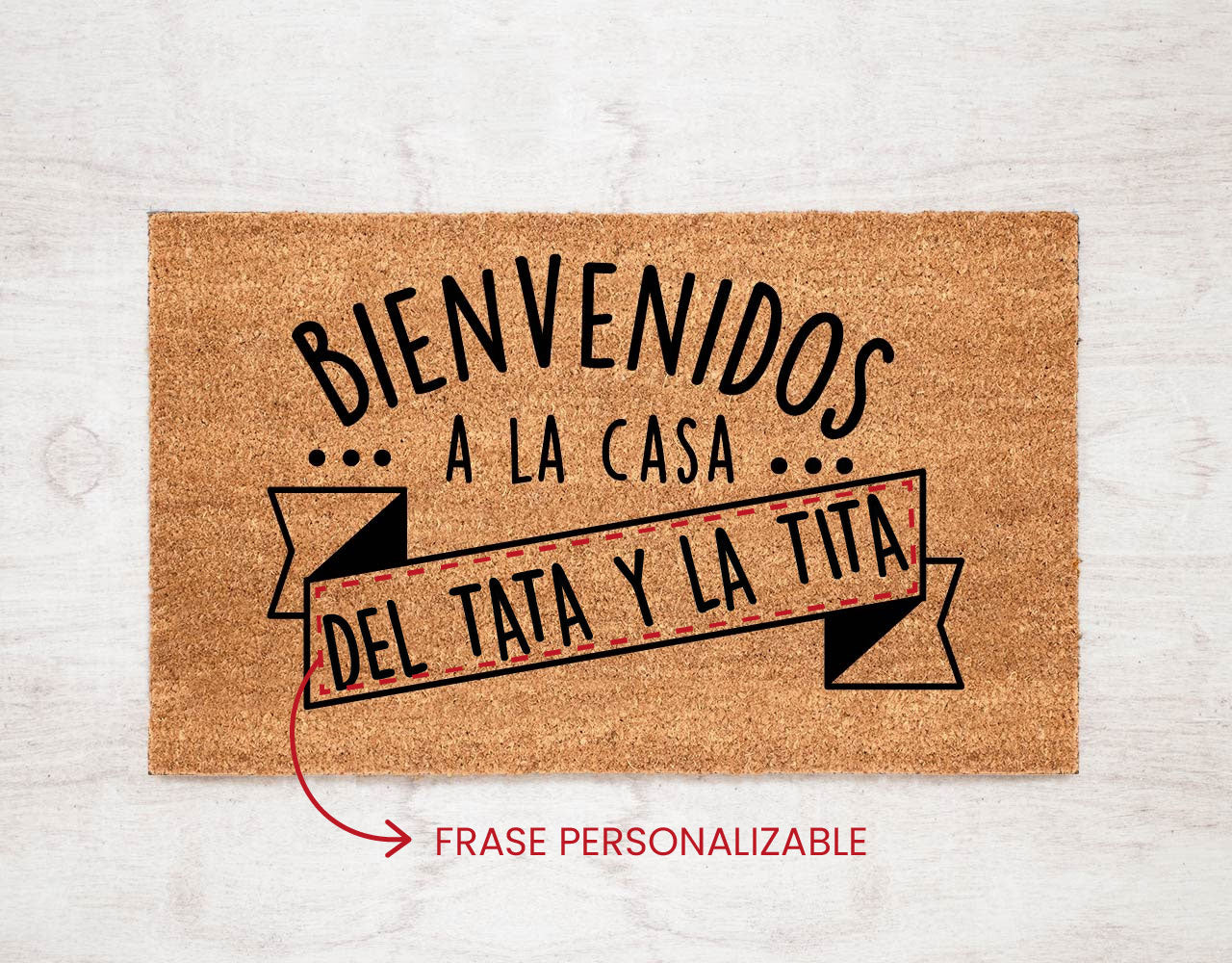 The Top Bienvenidos a la casa y tu frase personalizada