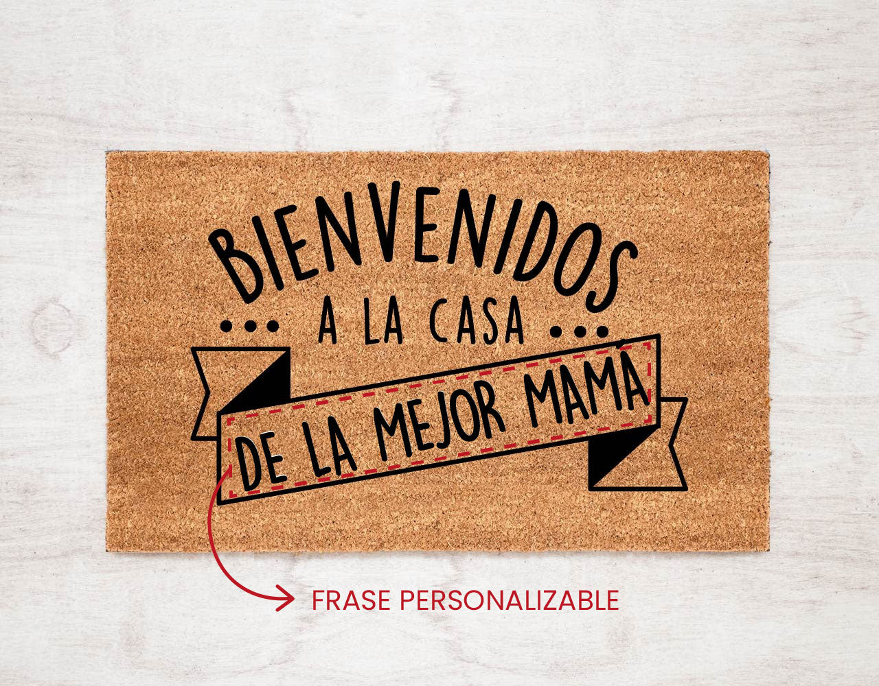 The Top Bienvenidos a la casa y tu frase personalizada