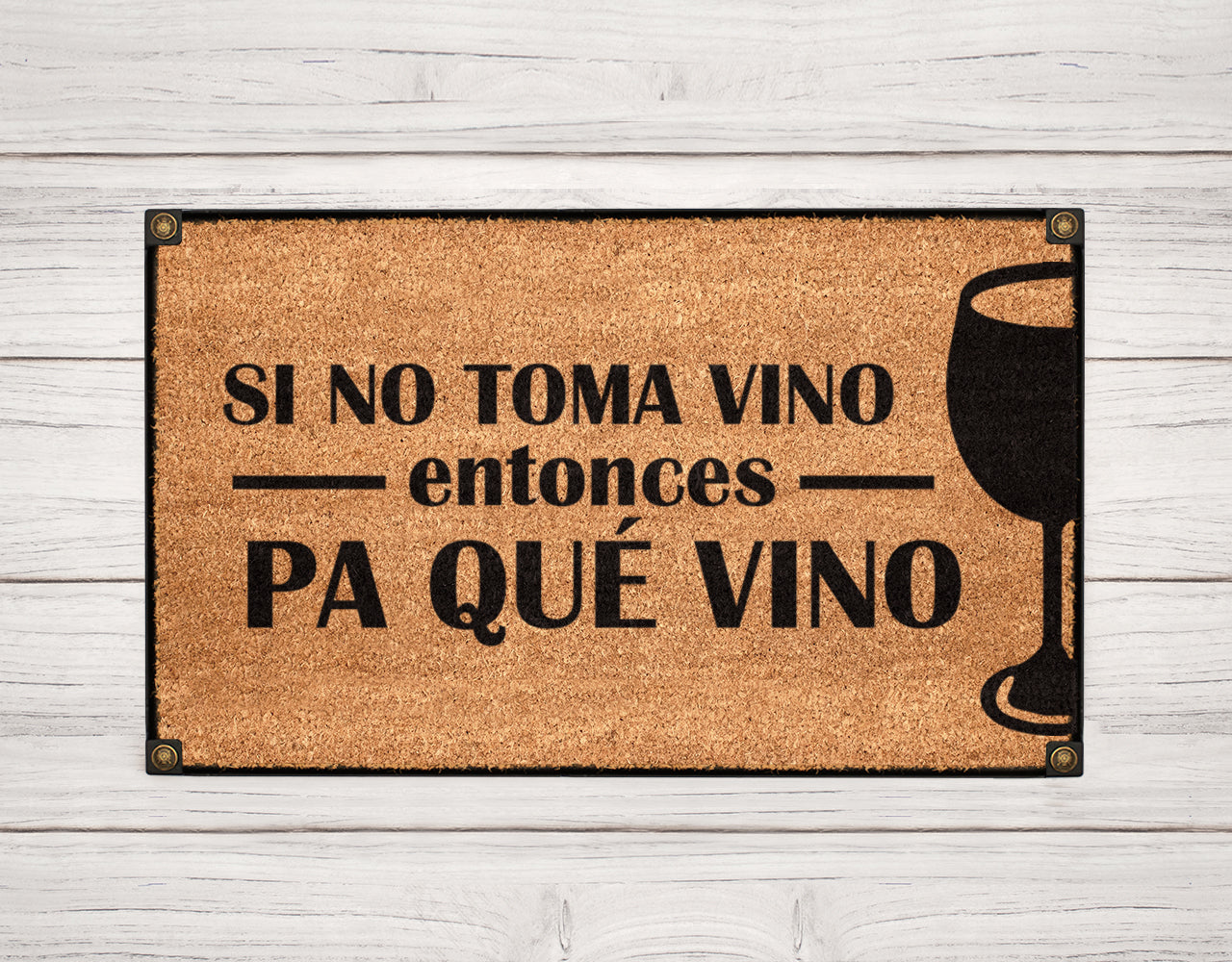 Si no toma vino, Pa qué vino